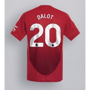 Billiga Manchester United Diogo Dalot #20 Hemmatröja 2024-25 Kortärmad